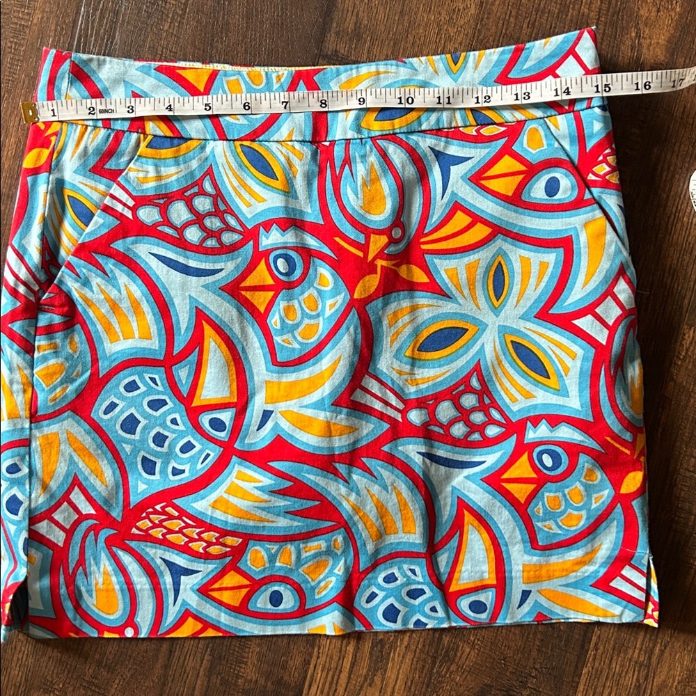 Loudmouth Ladies Colorful Bird and Floral Patterned Skort - Picture 7 of 9